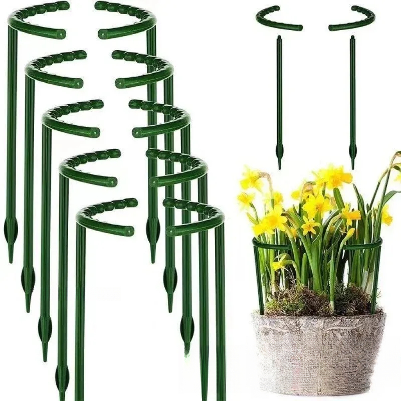 Bonsai Garden Tools - دعامة نباتات نصف دائرية للحديقة، قفص