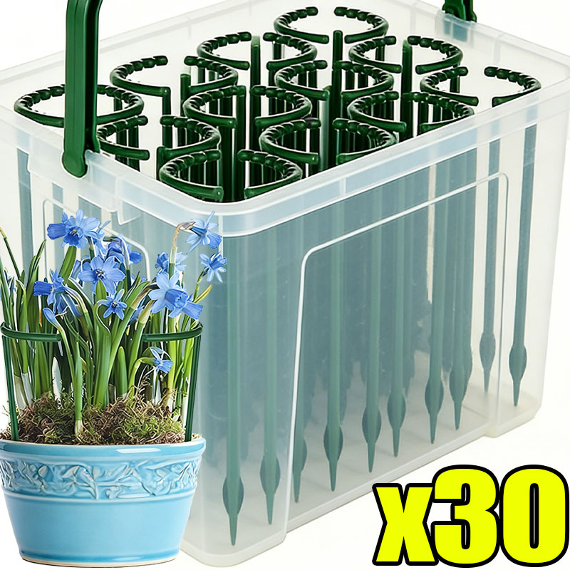 Bonsai Garden Tools - 30-1 قطعة دعامة نباتات بلاستيكية نصف