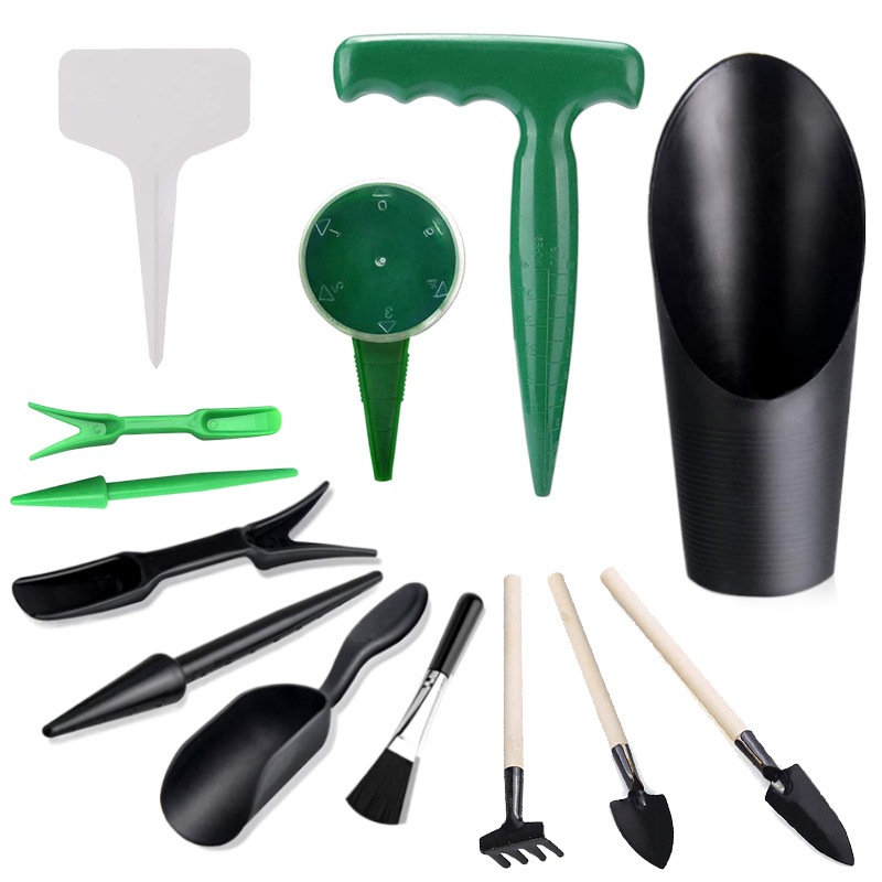 Bonsai Garden Tools - مجموعة أدوات البستنة الصغيرة لوحة التسمية