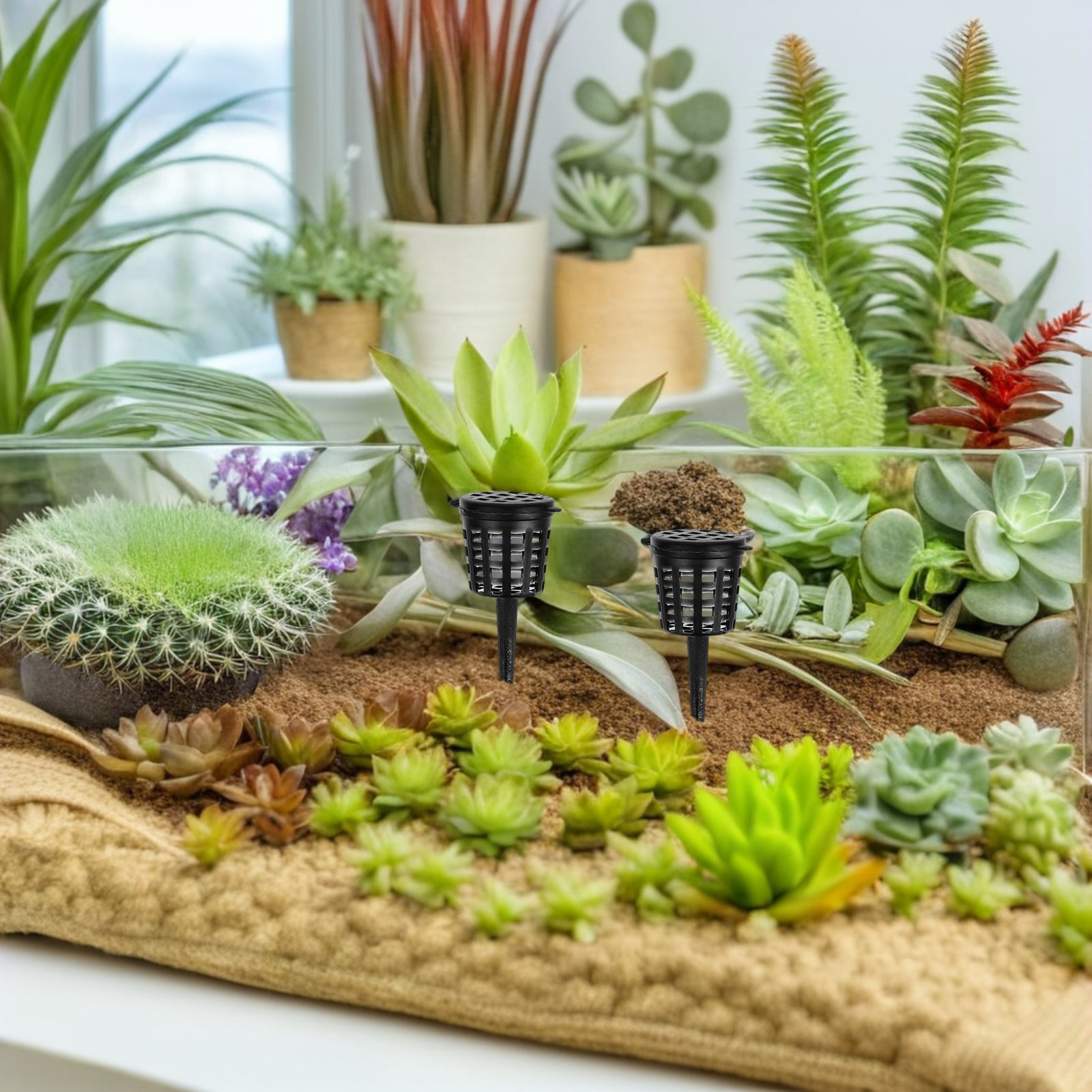 180 قطعة من سلال الأسمدة البلا - مراجعة Bonsai Garden Tools وسعره