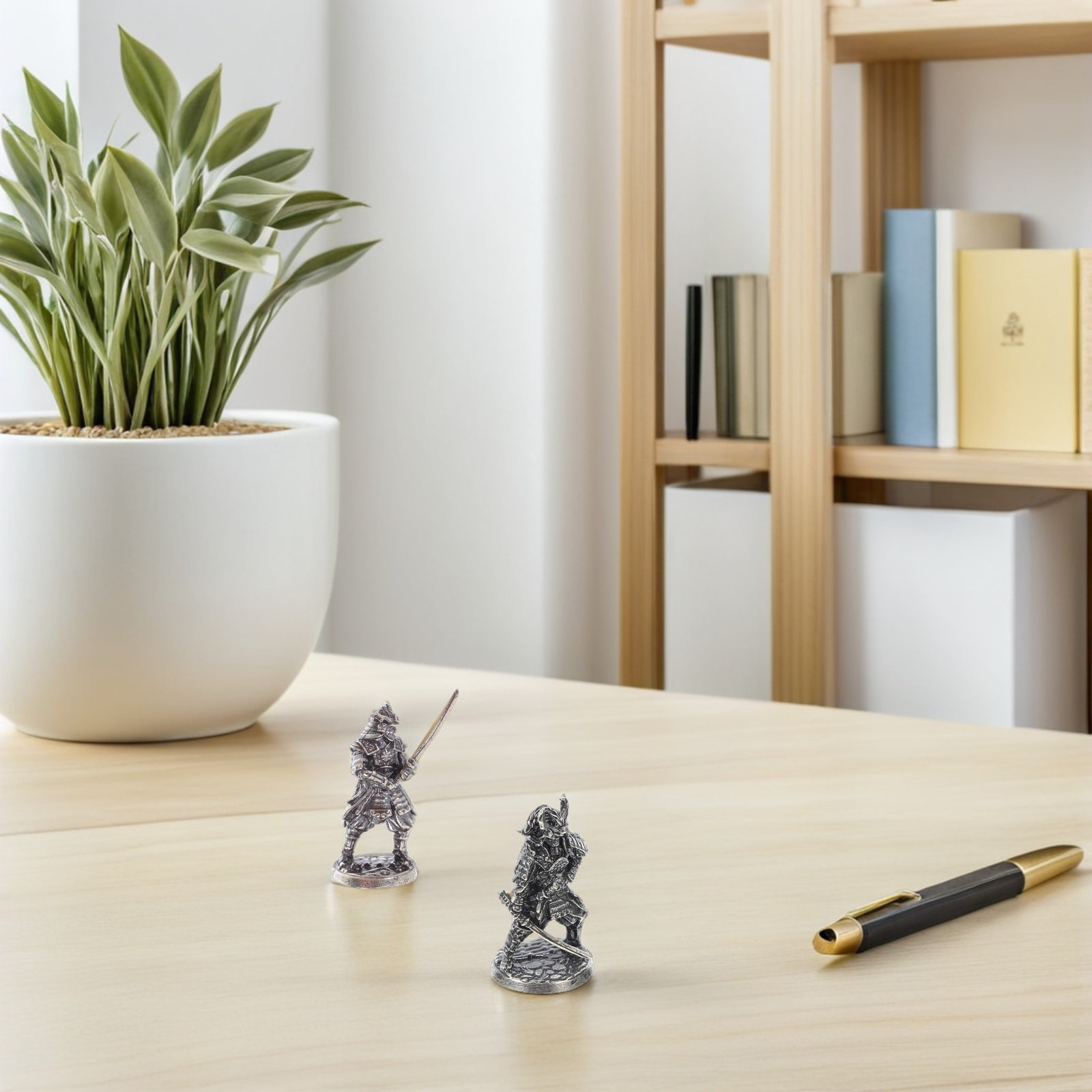 قطعتان من تماثيل محاربي السامو - مراجعة Bonsai Garden For Desk وسعره